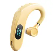 Wireless Bluetooth Earhook Earphones with Digital Display - Business Sports