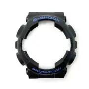 Genuine Casio Black Bezel Blue Text 10475879 fits GA-100 GA-110 GD-120N-1B2
