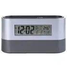 Pen Holder Clock Timer Countdown Home Bedroom Desk Alarm Calendar Durable