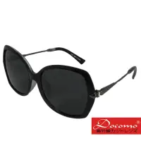 在飛比找momo購物網優惠-【Docomo】偏光女款太陽眼鏡 厚度鏡片設計 大版型美感黑