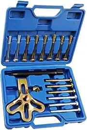 EXAOMBLE 1 Set Comprehensive Harmonic Balancer Puller Steering Wheel Removal and Installation Durable Tool Kit for Various Car Models