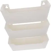 SHINEOFI Wall-Mounted File Storage Box Plastic Magazine Rack Mail Holder Document Organizer Wall Mount File Holder Office Storage