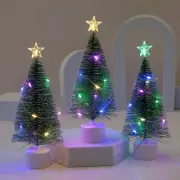 Small Mini Christmas Tree With LED Lights Xmas Tabletop Artificial Ornament Gift