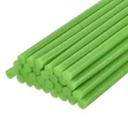 30pcs Mini Hot Glue Gun Sticks 8" x 0.27" for Glue Gun, Turquoise Green