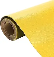 Yellow Faux Leather Repair Kit for Car Seat, Furniture, Chair, Couches, Leather Vinyl Repair Patch Self Adhesive Lychee Pattern, Leather Repair Tape Also for DIY Crafts Décor