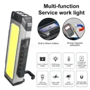 LED Car Repair Work Light Outdoor Rechargeable Flashlight Camping Torch Lamp