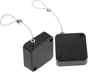 Anneome Retractable Cable Lock 2pcs Cable Tether Case with Anti Theft Cable Tether Lock