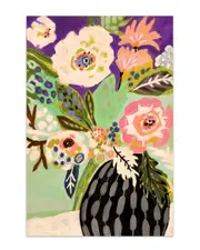 Empire Art Direct Fresh Flowers in Vase I Wall Art