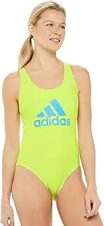 [adidas] Women's Crossback One-Piece Swimsuit, Size: Small, BRT Green (Small)