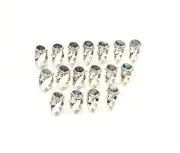 WHOLESALE 17PC 925 SOLID STERLING SILVER LABRADORITE RING LOT P307
