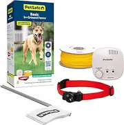 PetSafe Basic In-Ground Fence for Dogs and Cats, Waterproof, Tone and Static Correction, for Pets Over 8 lb