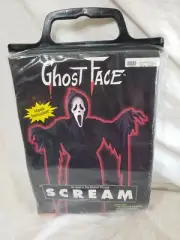 Vtg EASTER Unlimited SCREAM Ghost Face Mask SCARY MOVIE Size 12 New in The Bag