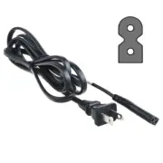 6Ft 2 Pin AC Power Cord Cable Lead for Roland Cube CM-30 Monitor Speaker US Plug