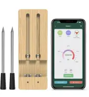 Guilermina Wireless Meat Thermometer, 165ft Smart Bluetooth Meat Thermometer