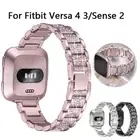 Bracelet Strap Metal Replacment For Fitbit Versa 4/3/Sense 2/Sense Band Wrist