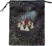 Tarot Card Bag - Durable Tarot Card Bag Jewellery Bag with Drawstring - Novelty Tarot Card and Dice Storage Bag, Board Game Embroidery Tarot Bag for Tarot Enthusiasts, 13 x 18, 93, Siehe Beschreibung