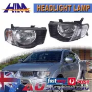 AU Headlights Lamp Chrome Corner For Mitsubishi Triton Ute MN 2009~2015 New (for: Mitsubishi)