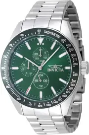 Invicta Aviator Green Men's 100m Stainless Steel Quartz Watch 47594