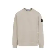 [Stone Island] Stone Island-Beige Cotton Sweatshirt-Uomo M STAND