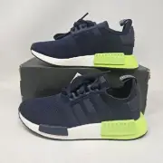 Adidas NMD_R1 Boost Athletic Gym Shoe / Navy White / EE5108 / Men's 4, Women's 5