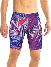 [Dolfin] Winner's Men's Swimsuit Print Training Jammer for Racing and Competitions