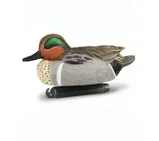 DOA Decoys Beavertail Refuge Series Greenwing Teal Duck Floater Decoys 6 pack