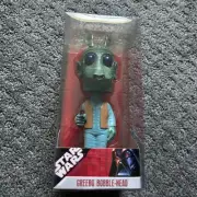STAR WARS GREEDO BOBBLE HEAD official funko wacky wobbler Bobblehead 30th