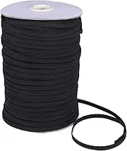 CIMAXIC 6mm Stretch Elastic Band Roll 180m Polyester Clothing Sewing Accessories Belts for Women Men
