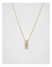 [Seed Heritage] Initial Jewel Bubble Necklace - I