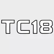 Crestliner Boat Decal 2099276 | TC 18 White Black 6 7/8 x 1 7/8 Inch