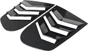 Compatible for Volkswagen VW Scirocco 2009-2018 Rear Side Window Louvers Air Vent Scoop Shades Cover Trim Blinds Car Accessories(Carbon Fiber Look)