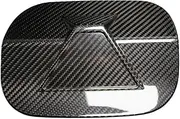 Real Carbon Fiber Car Fuel Tank Cap Gas Oil Protect Cover Frame Exterior Decoration Compatible For Lexus RC 200t 300 350 RC F 2015-2019