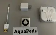 BRAND NEW-Apple iPod Shuffle 2GB 4TH Generation SILVER MATTE COLOR -NEW