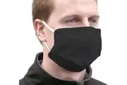 TIGERPLAST Fabric Face Mask Washable Reusable Mask Protect Anti-Microbial Mouth Cover - Black