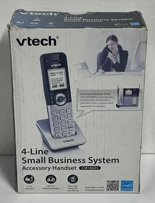 Vtech 4-line Small Business System Accessory Handset CM18045 NEW