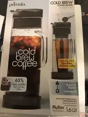 Primula Brand Cold-Brew Coffee Maker Infuser Coffee Maker Black New in Box