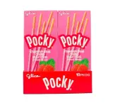 Pocky Cream Covered Strawberry 1.41 Oz 5 PACK-20 PACK