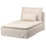 SÖDERHAMN chaise longue, Gransel natural colour