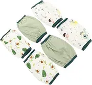 [DOITOOL] 3 Pairs Sleeve Hand Cuff Cuffs Protection for Kids Weaning Protector Baby Cute Cotton Protective Arm Cover