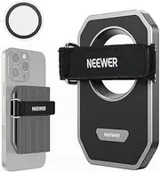 NEEWER Magnetic SSD Mount with Upgraded Touch Fastener, Phone SSD Holder Compatible with MagSafe iPhone 16 Pro Max 15 Pro Max 16 Pro 15 Pro for ProRes Video Recording Samsung Lexar SanDisk SSD, PA040