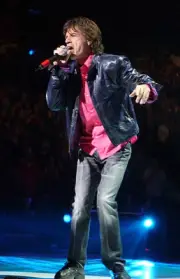 Mick Jagger at The Concert for New York City - Show at Madison Squ- Old Photo 6