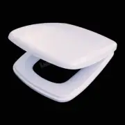 Duroplast Urea White Heavy Duty Square Toilet Seat Soft Close & Quick Release