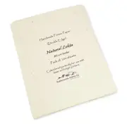 Handmade Lokta Laser and Inkjet Printer Paper with Deckle Edge 8.5x11 Inch Vi...
