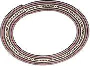 WHAMVOX Wooden Guitar Rosette Decals Sound Hole Inlay Guitar Decals 18mm Width Paua Abalone