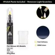 Touch Up Paint For Nissan All Models Z25 King Blue With Polish Paste
