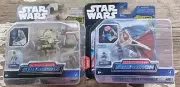 Star Wars Micro Galaxy Squadron - AT-ST & Ginivex Starfighter 2pc Lot Free Ship!