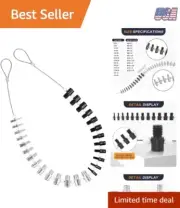 Nut & Bolt Thread Checker 26 Gauges Inch Metric Fastener Size Verifier