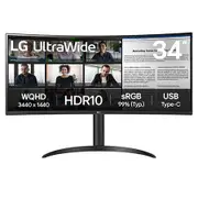 34" UltraWide QHD Curved Monitor with USB Type-C - 34WR55QK-B