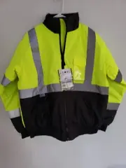 Pyramex RJ3210M Class 3 Hi-Vis Safety Jacket High Visiblity Size: M