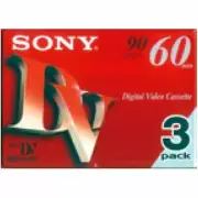 Sony mini DV 60 minutes 3 pack*